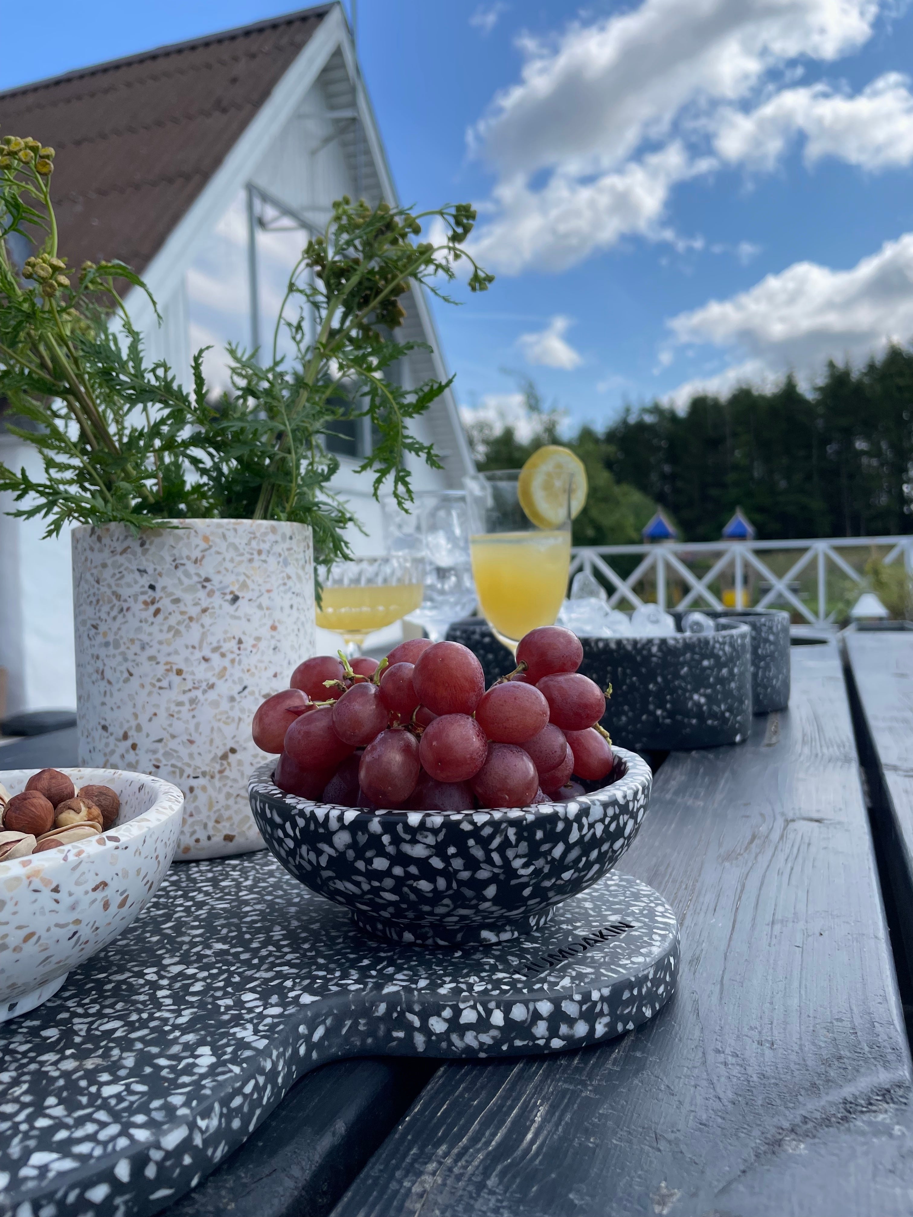 Summer both indoors and outside