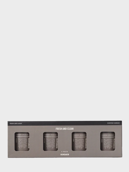 HUMDAKIN "Fresh and Clean" - scented candles, 4 pack Candle 00 Neutral/No color