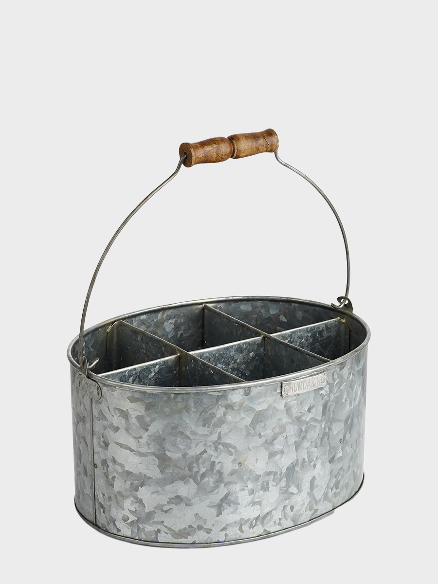 HUMDAKIN Iron Bucket Oval Buckets 024 Iron
