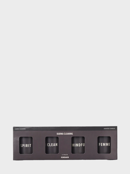 HUMDAKIN "Karma Cleaning" - scented candles, 4 pack Candle 00 Neutral/No color