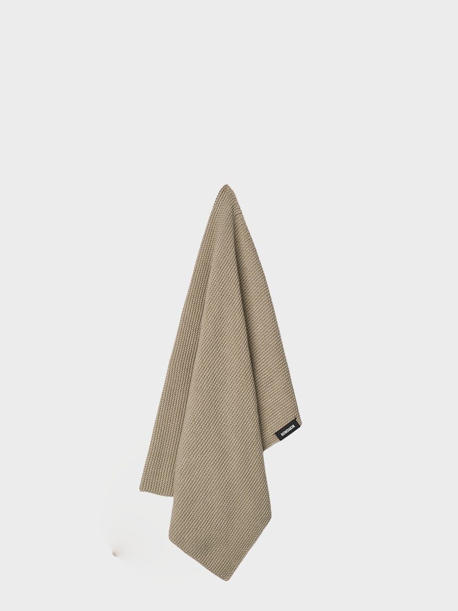 HUMDAKIN Knitted Kitchen Towel Organic textiles 026 Oak