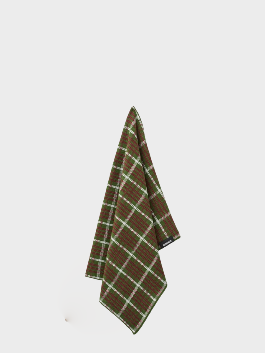 HUMDAKIN Knitted Kitchen Towel Organic textiles 245 Festive Forest