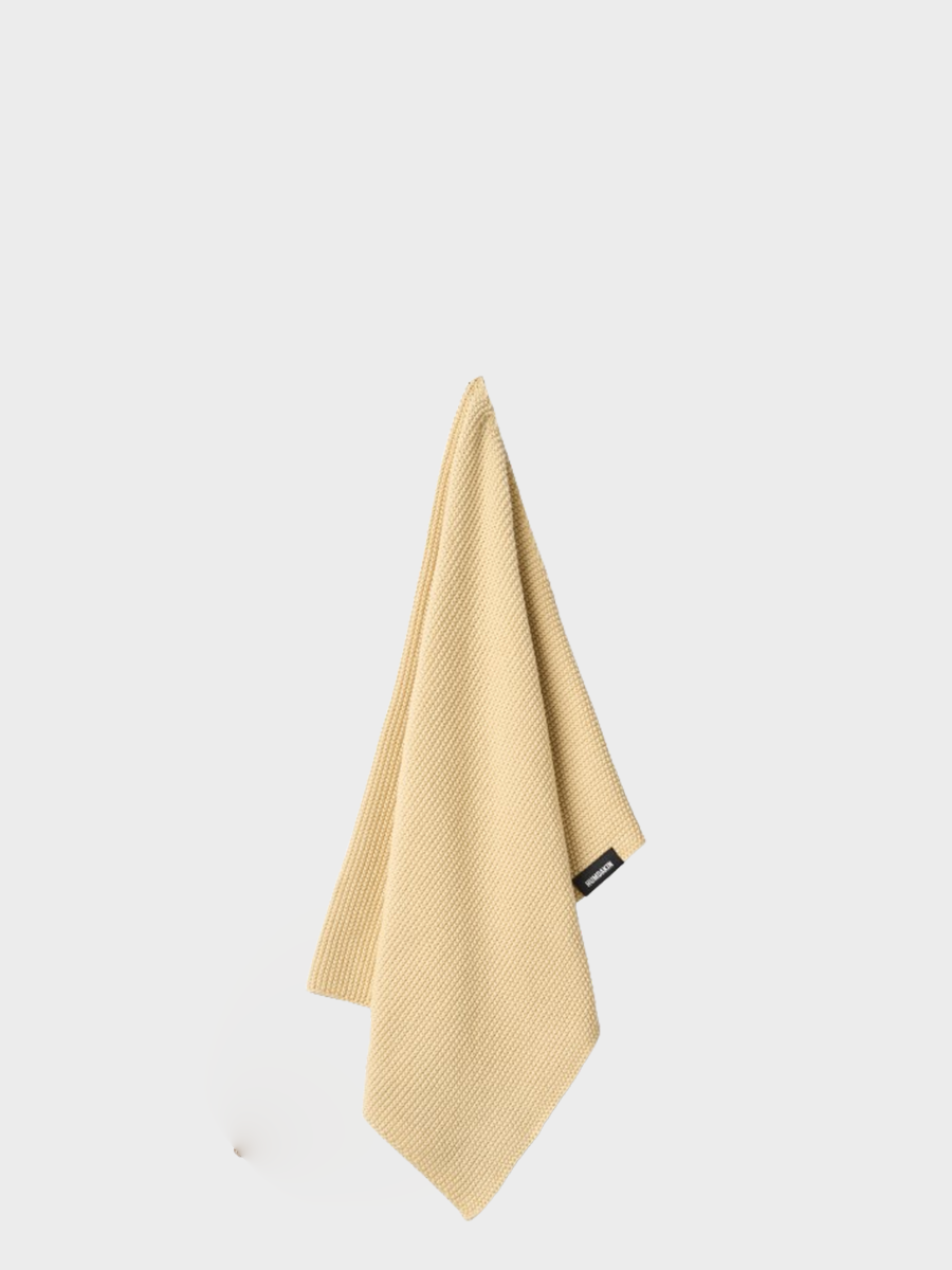 HUMDAKIN Knitted Kitchen Towel Organic textiles 246 Soft Sand
