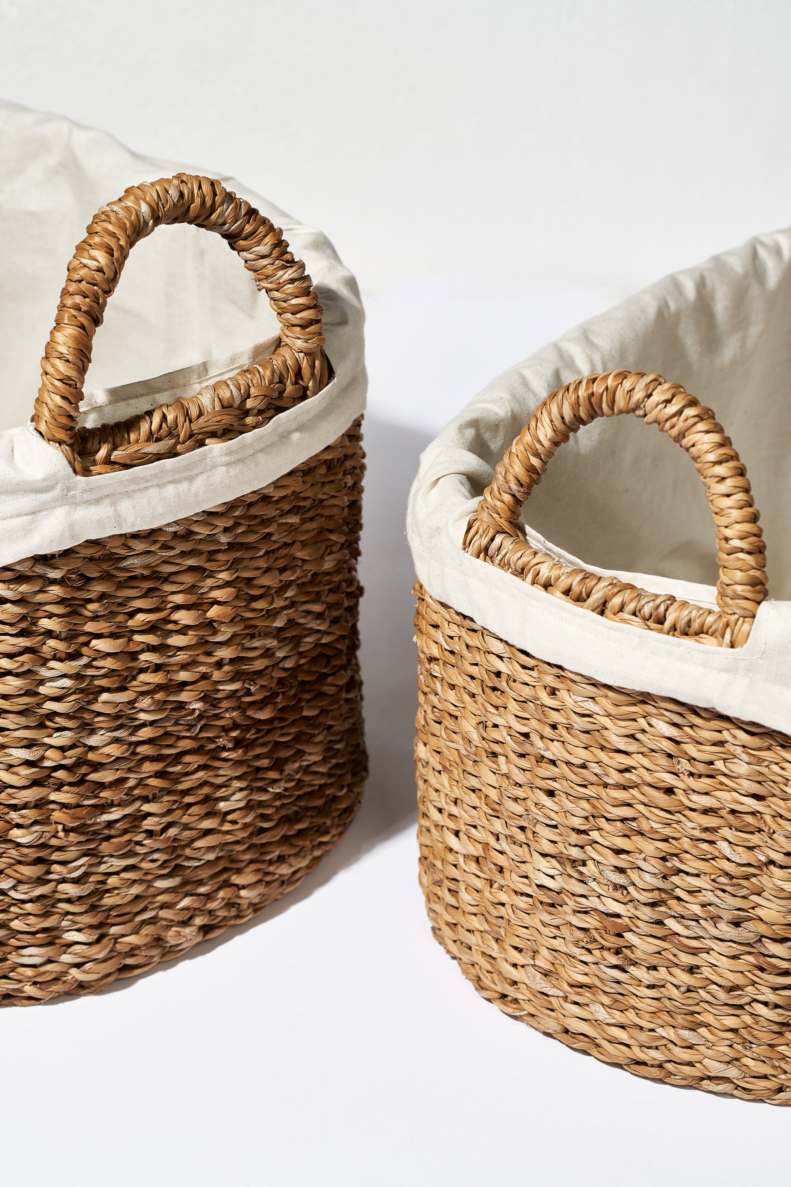HUMDAKIN Laundry Wicker Set Laundry 230 Organic Cotton Lining