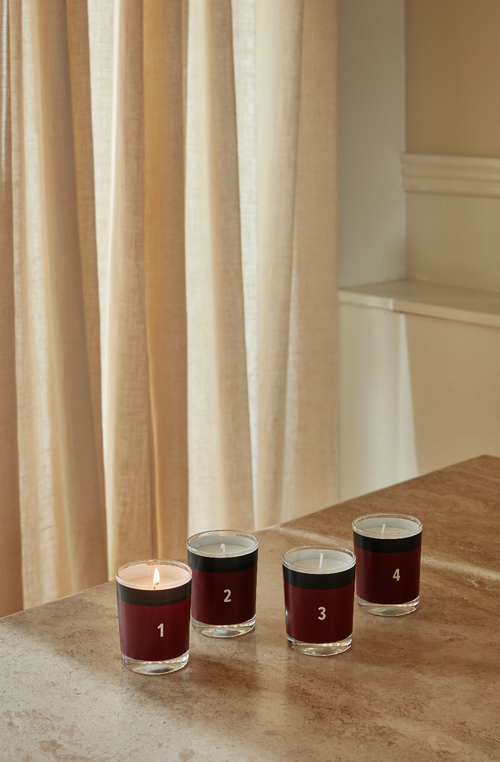 HUMDAKIN "Nordisk Jul" - scented candles, 4 pack Candle 00 Neutral/No color