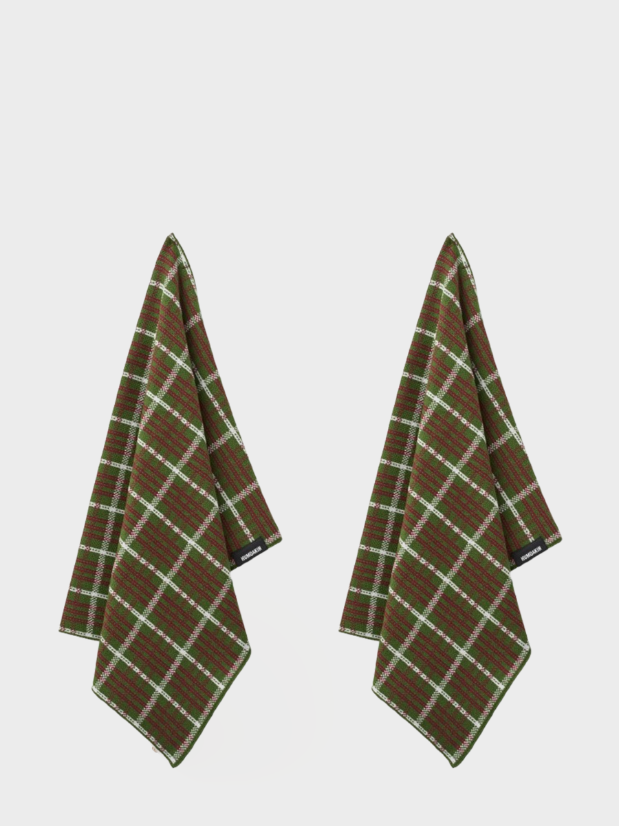 HUMDAKIN Organic Tea Towel - 2 pack Organic textiles 245 Festive Forest