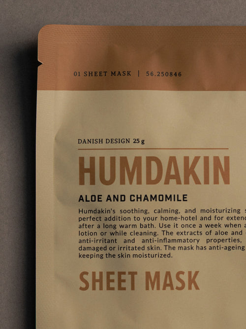 HUMDAKIN 01 Sheet mask - Aloe & Chamomile Hair and Body Care 00 Neutral/No color