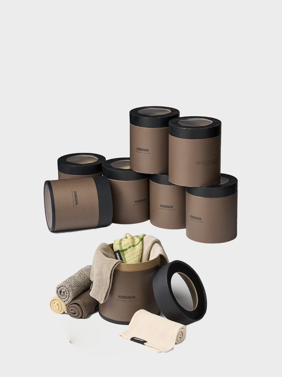 HUMDAKIN 7 days of cleaning Organic textiles 00 Neutral/No color