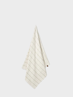 HUMDAKIN Check Terry Bath Towel Organic textiles 102 Leaf