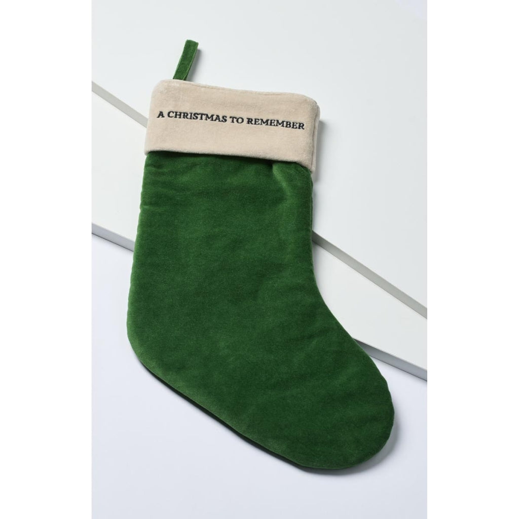 HUMDAKIN Christmas Stocking - Velvet Diverse 245 Festive Forest