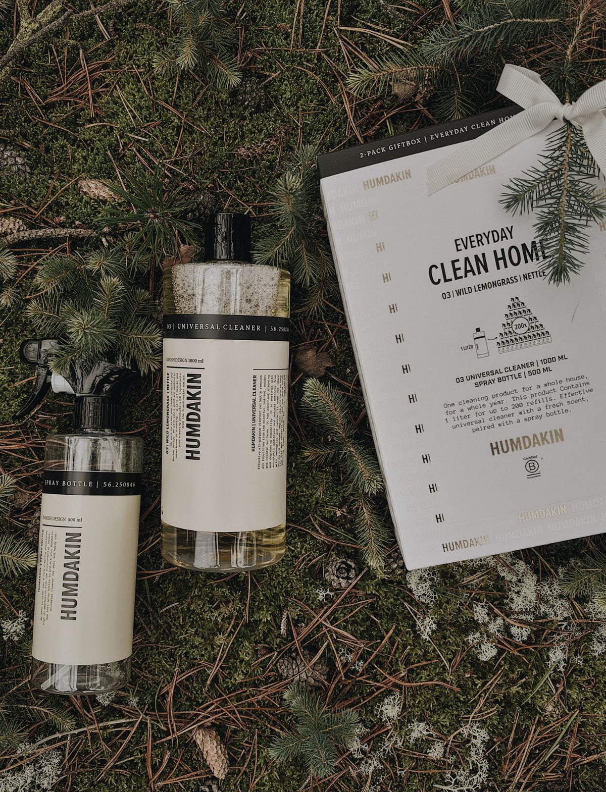 HUMDAKIN Gift Box - 03 Clean Home - Wild Lemongrass & Nettle Cleaning