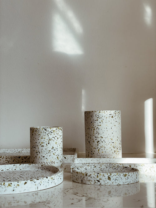 HUMDAKIN Green Terrazzo Vase Terrazzo