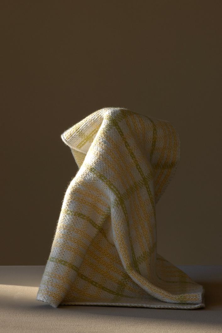 HUMDAKIN Knitted Dishcloth Organic Textiles 242 Frosty Mist