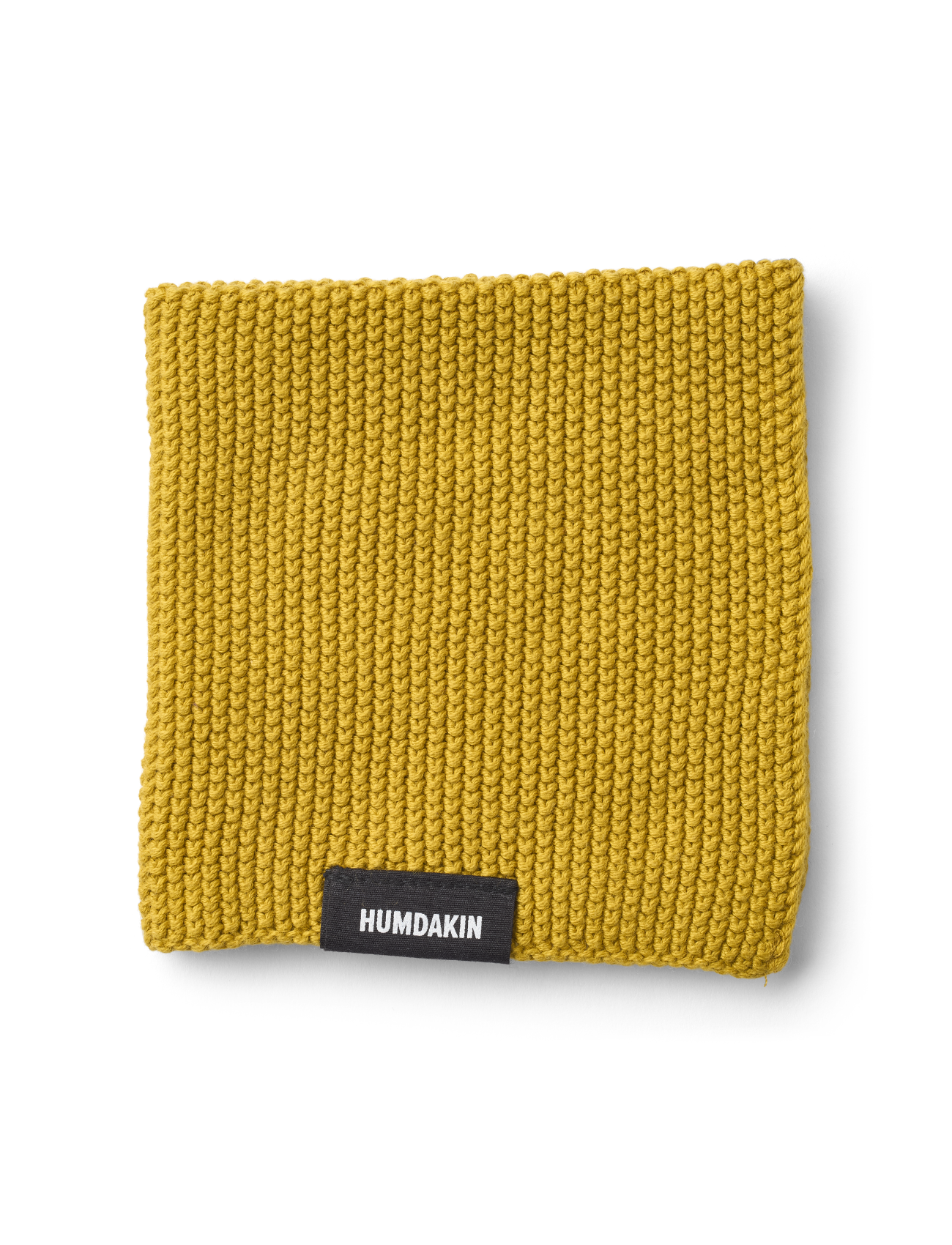 HUMDAKIN Knitted Dishcloth Organic Textiles 253 Olive Oil