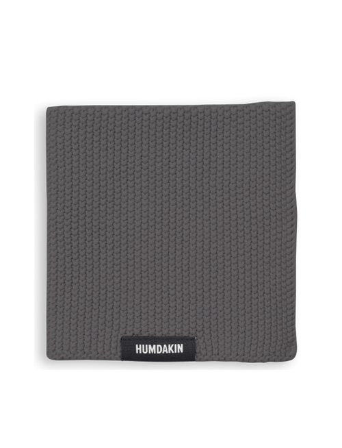 HUMDAKIN Knitted Dishcloth Organic Textiles 255 Steel Grey