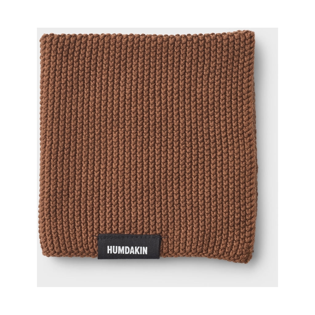 HUMDAKIN Knitted Dishcloth Organic Textiles 256 Bison Brown