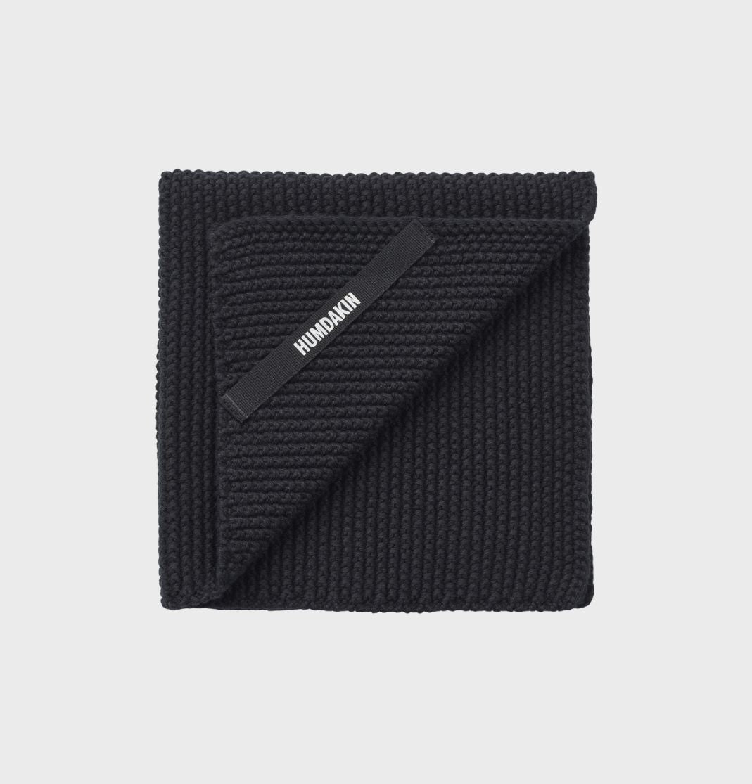 HUMDAKIN Knitted Dishcloth Organic textiles 020 Coal