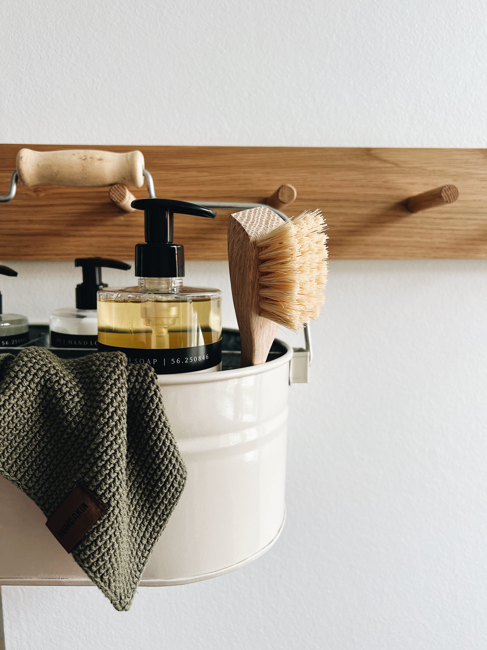 HUMDAKIN Knitted Dishcloth Organic textiles 149 Evergreen