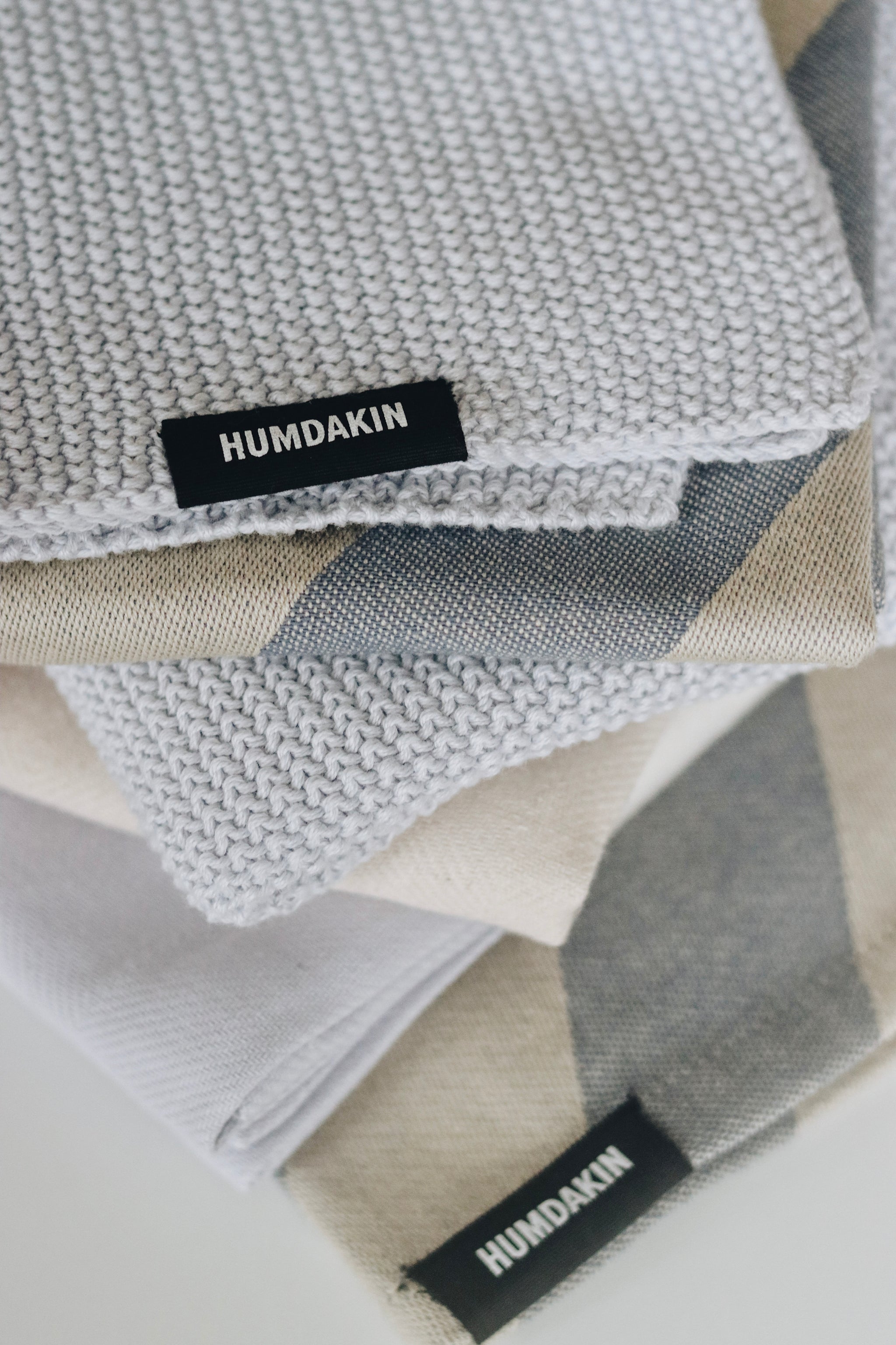 HUMDAKIN Knitted Dishcloth Organic textiles 215 Blue Glass