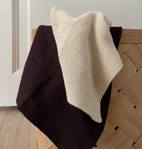 HUMDAKIN Knitted Dishcloth Organic textiles 229 Undyed