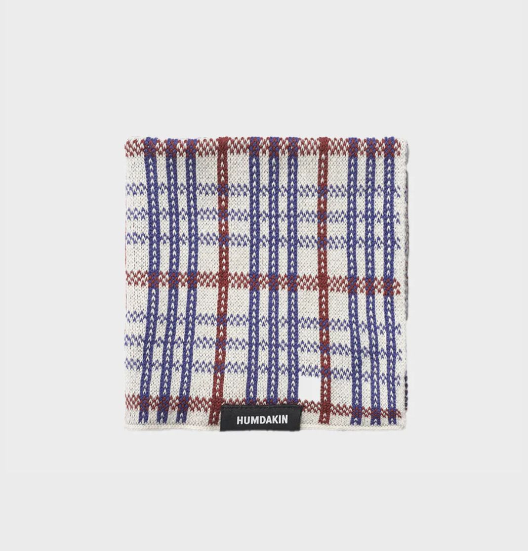HUMDAKIN Knitted Dishcloth Organic textiles 233 Checkered Race