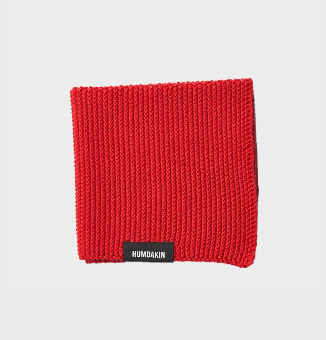 HUMDAKIN Knitted Dishcloth Organic textiles 235 Rushing Red