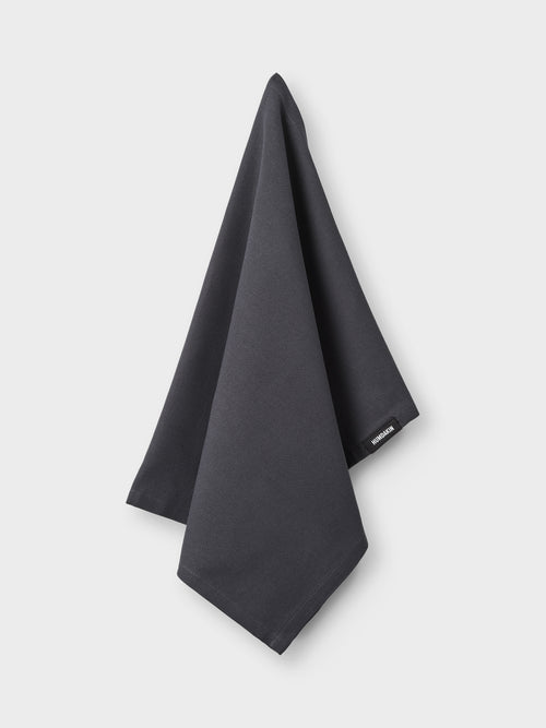 HUMDAKIN Knitted Kitchen Towel Organic Textiles 251 Asphalt