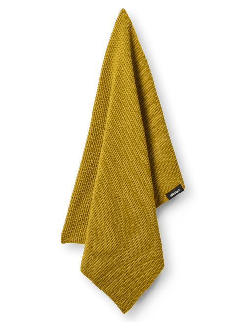 HUMDAKIN Knitted Kitchen Towel Organic Textiles 253 Olive Oil