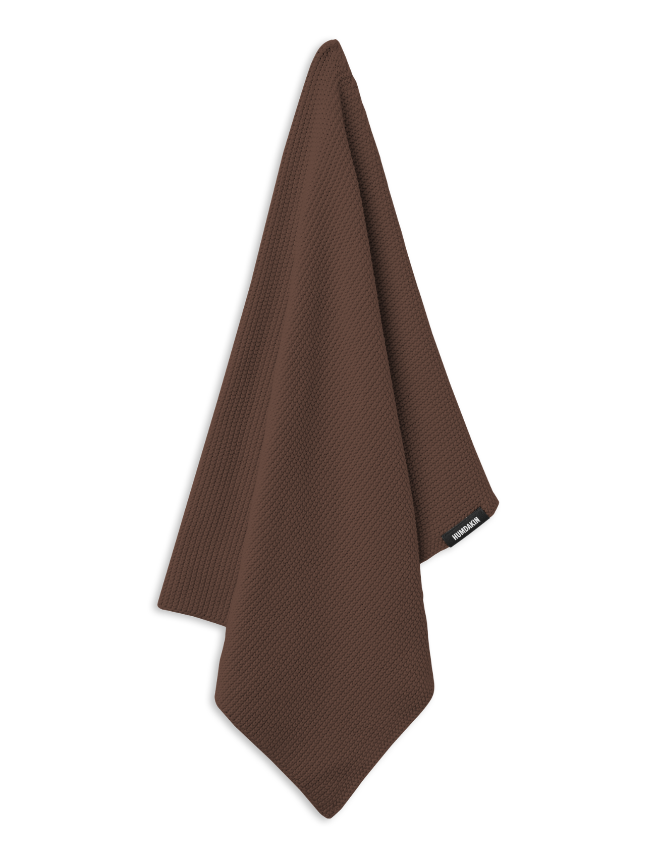 HUMDAKIN Knitted Kitchen Towel Organic Textiles 256 Bison Brown
