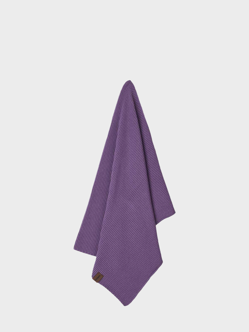 HUMDAKIN Knitted Kitchen Towel Organic textiles 137 Lilac