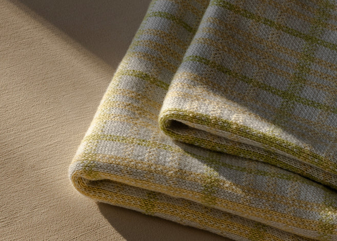 HUMDAKIN Knitted Kitchen Towel Organic textiles 242 Frosty Mist
