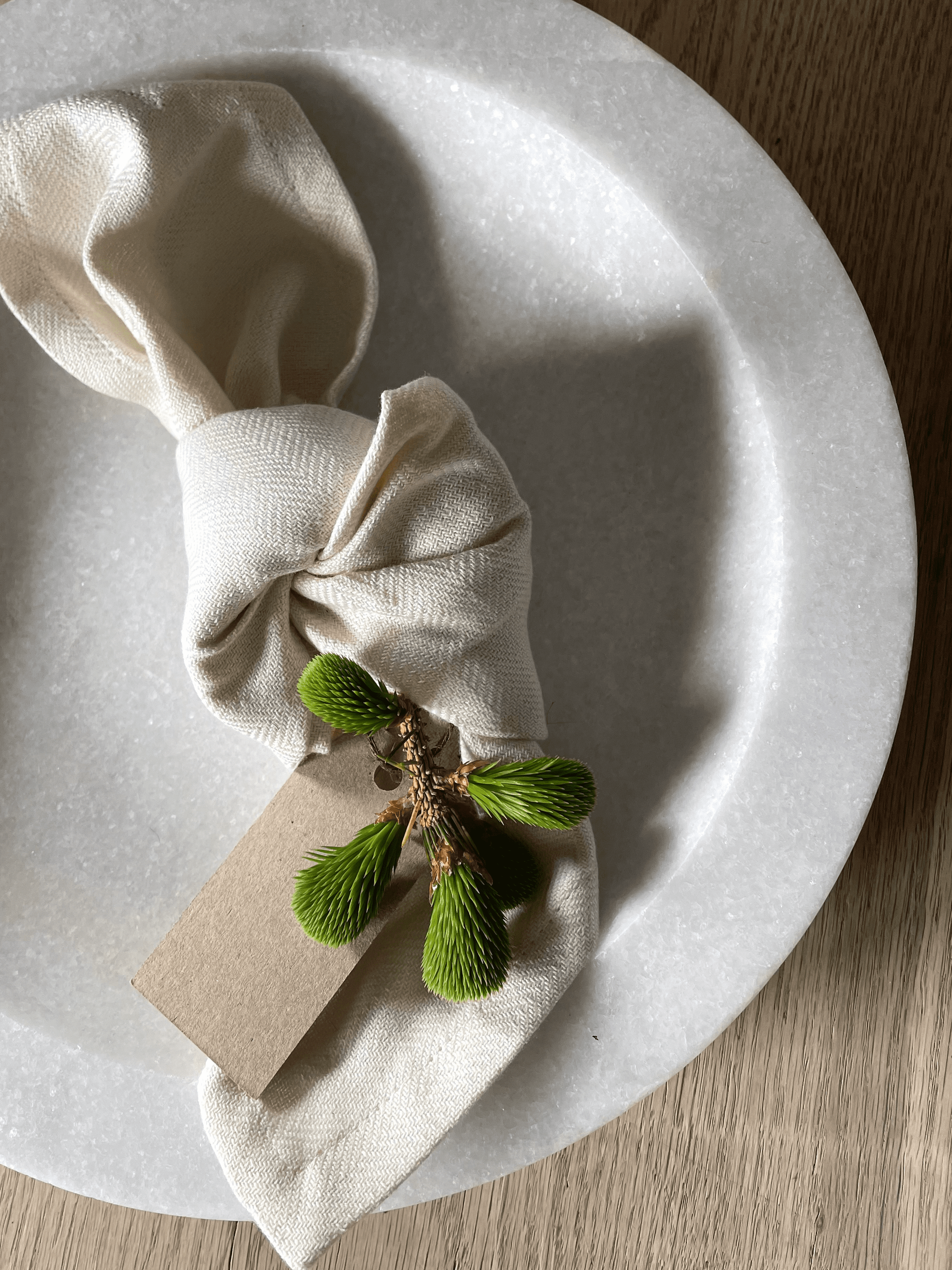 HUMDAKIN Napkins - 2 pack Organic textiles 029 Shell