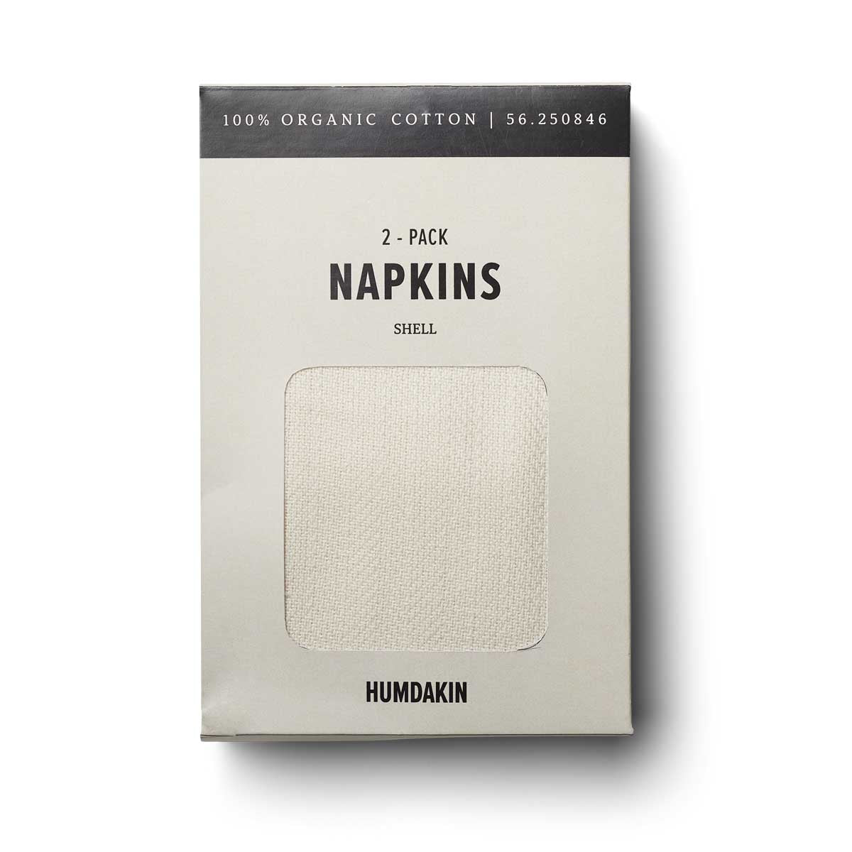 HUMDAKIN Napkins - 2 pack Organic textiles 029 Shell
