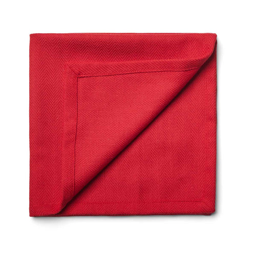 HUMDAKIN Napkins - 2 pack Organic textiles 118 Christmas Red