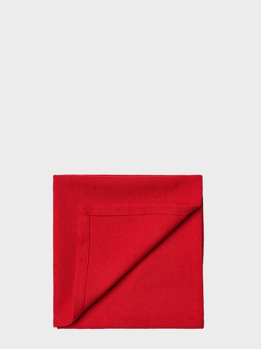 HUMDAKIN Napkins - 2 pack Organic textiles 118 Christmas Red