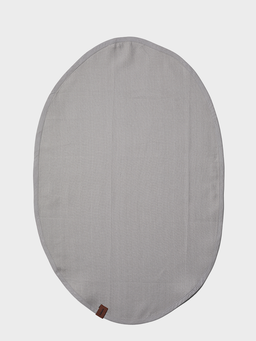 HUMDAKIN Oval Tea Towel - 1 pcs Organic textiles 019 Stone