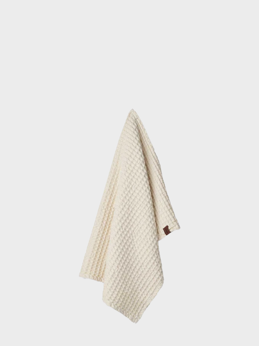 HUMDAKIN Waffle Hand Towel Organic textiles 029 Shell