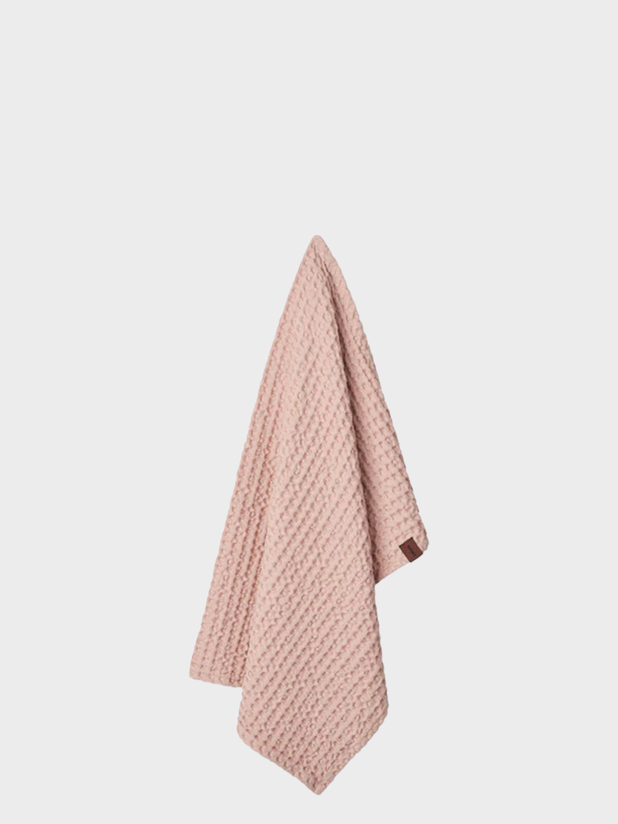 HUMDAKIN Waffle Hand Towel Organic textiles 136 Blush
