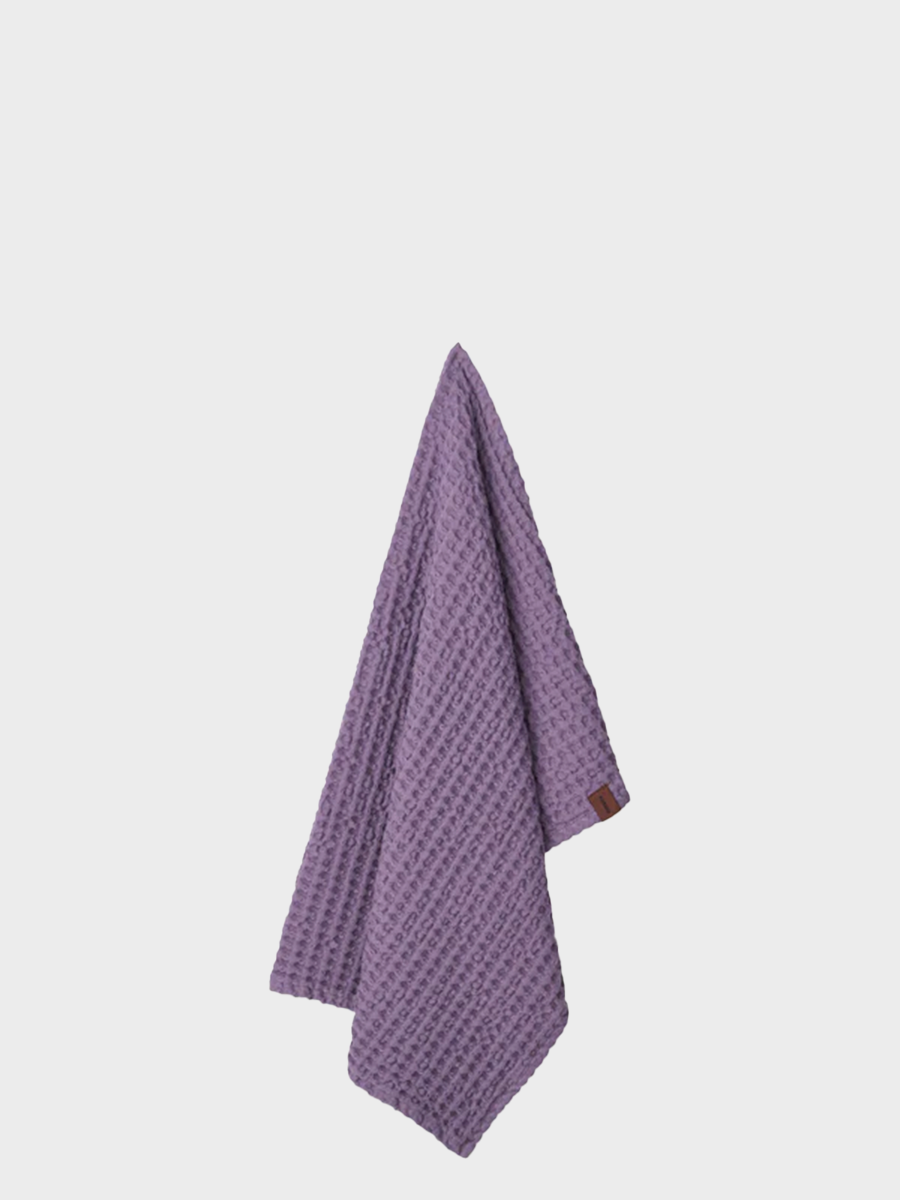 HUMDAKIN Waffle Hand Towel Organic textiles 137 Lilac