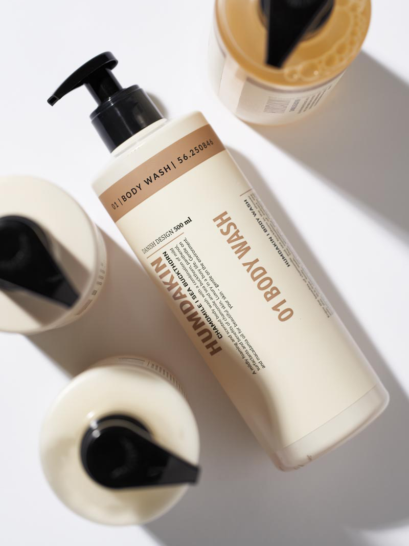 HUMDAKIN 01 Lichaamswasmiddel 500 ml. Haar- en lichaamsverzorging 00 Neutraal/geen kleur