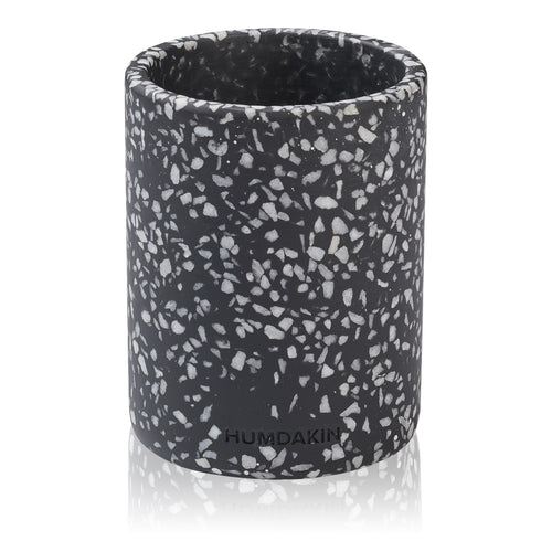HUMDAKIN Bologna - Terrazzo vaas met deksel Terrazzo 115 Zwart