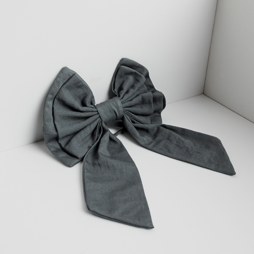 HUMDAKIN Decoratieve strik Organisch textiel 03 Groen zeewier