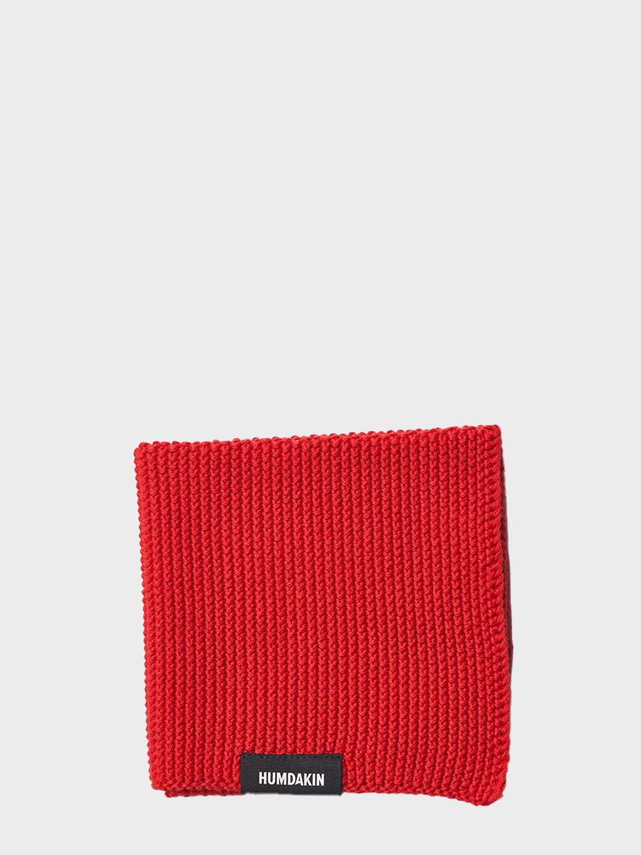HUMDAKIN Gebreide Vaatdoek Biologisch textiel 235 Rushing Red