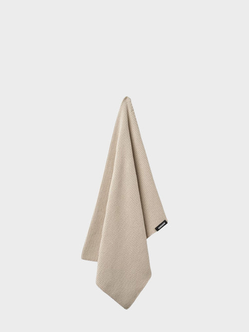 HUMDAKIN Gebreide Keukendoek Organisch textiel 01 Licht Steen
