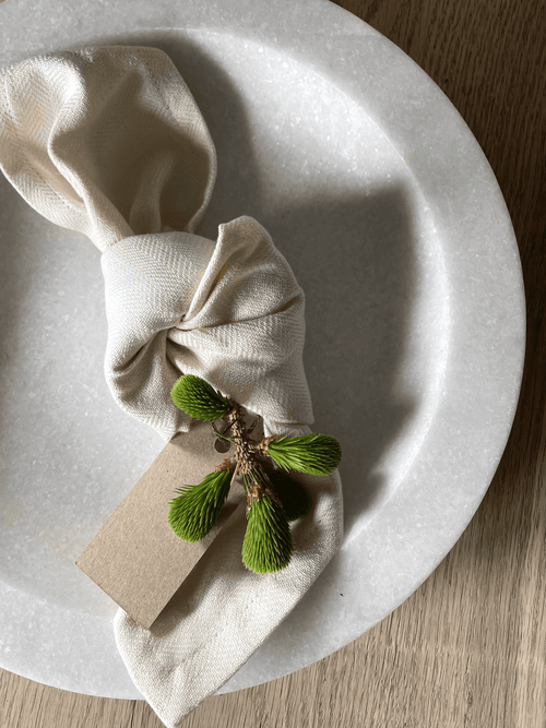 HUMDAKIN Servetten - 2 pak Biologisch textiel 029 Schelp