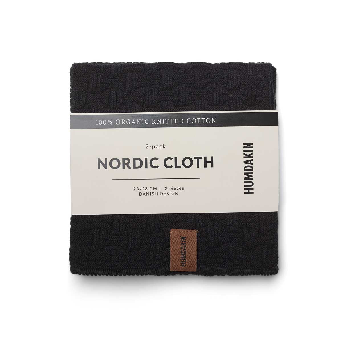HUMDAKIN Nordic Cloth 2-pack Biologisch textiel 020 Kolen
