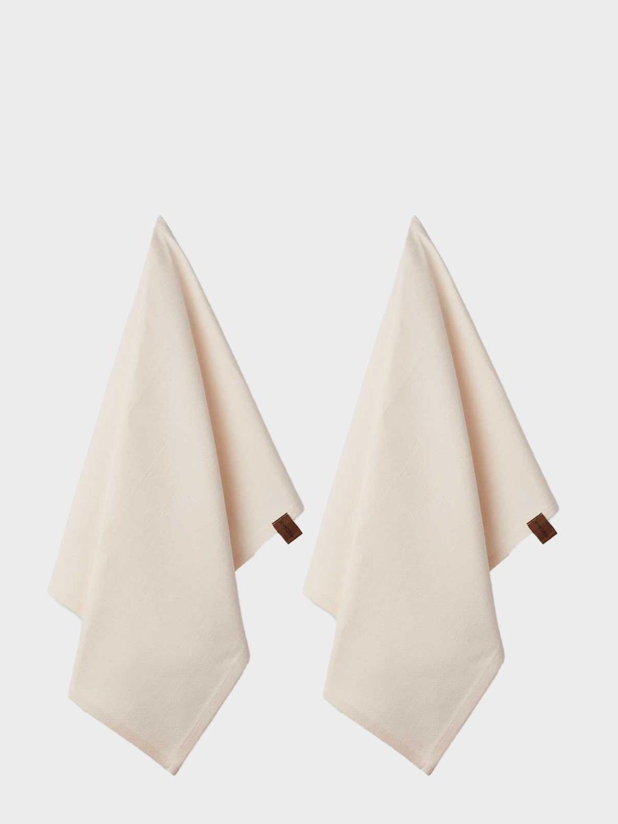 HUMDAKIN Organic Theedoek - 2 pak Organic textiles 029 Shell