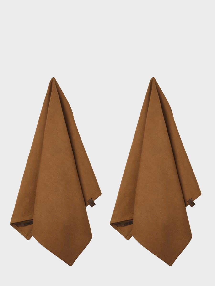HUMDAKIN Organic Theedoek - 2 pak Organic textiles 038 Sunset