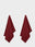 HUMDAKIN Organic Theedoek - 2 pak Organic textiel 212 Maroon
