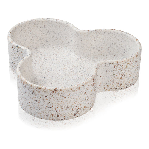HUMDAKIN Pisa - Terrazzoschaal Terrazzo 138 Rood/Beige